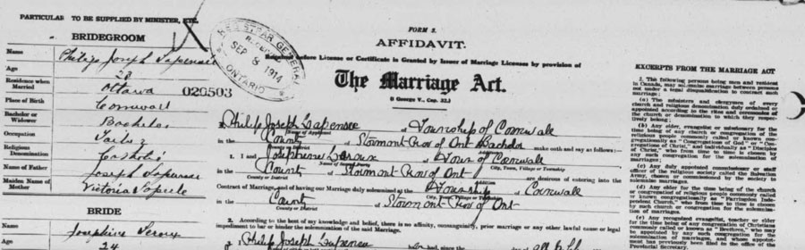 Marriage Registrations